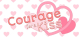 Courage for a Kiss Logo